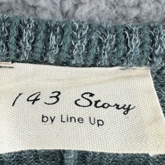 143 Story By Line Up Textured Pullover Top With Pocket Green Size 1XL - Picture 2 of 7
